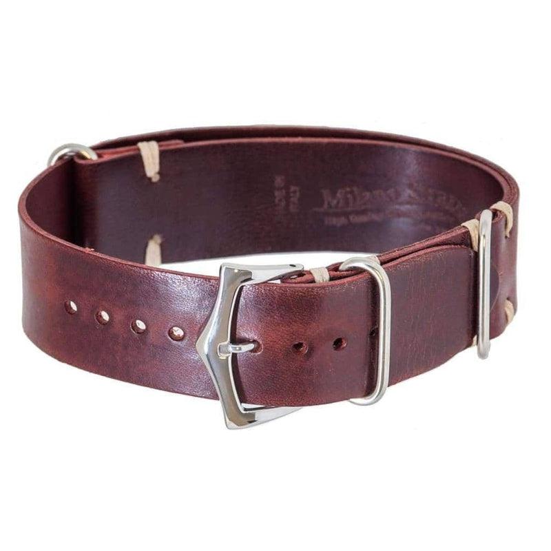 Leather Military Watch Strap