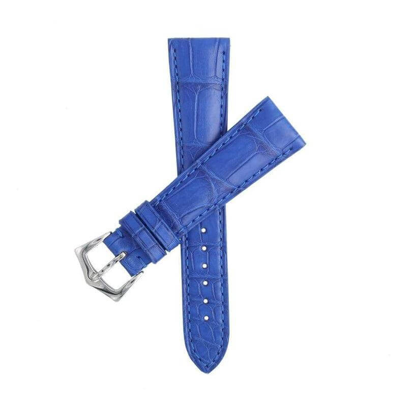 Blue Leather Watch Straps