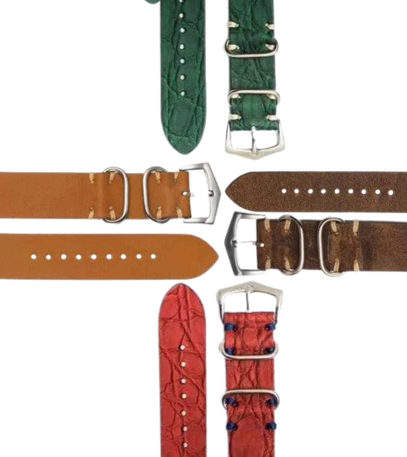 Leather Military Watch Strap