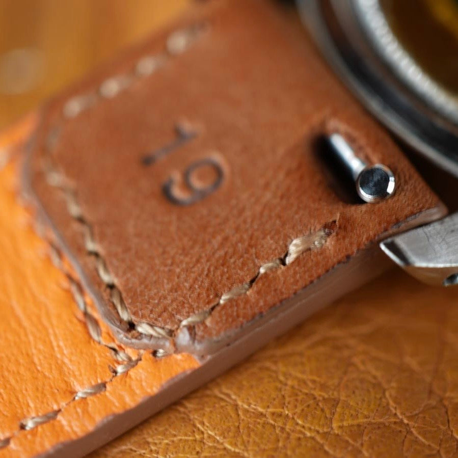 Best Cognac Grand Cavalier Cuir Watch Strap
