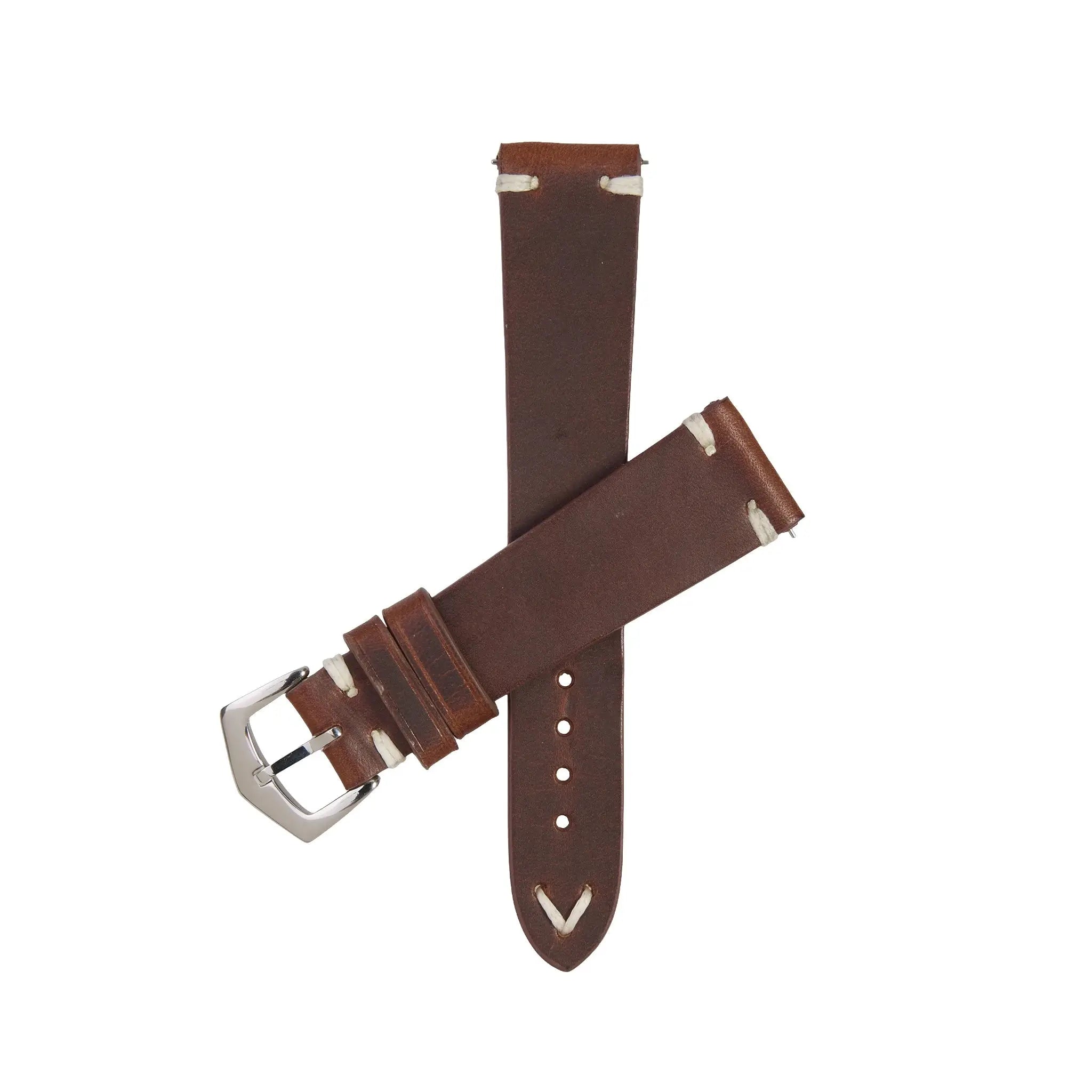 Tuscan Vintage  Brown Premium Leather Watch Strap