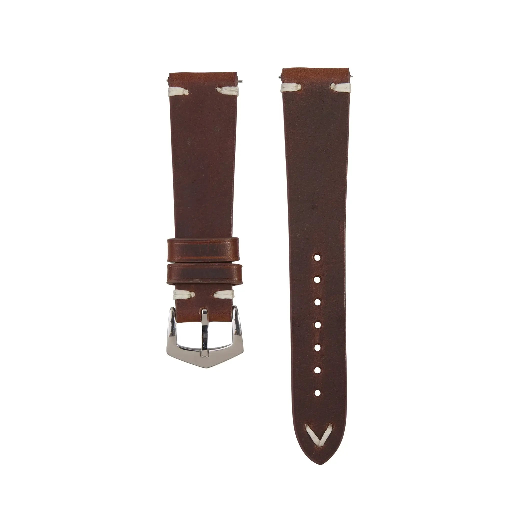 Tuscan Vintage  Brown Premium Leather Watch Strap