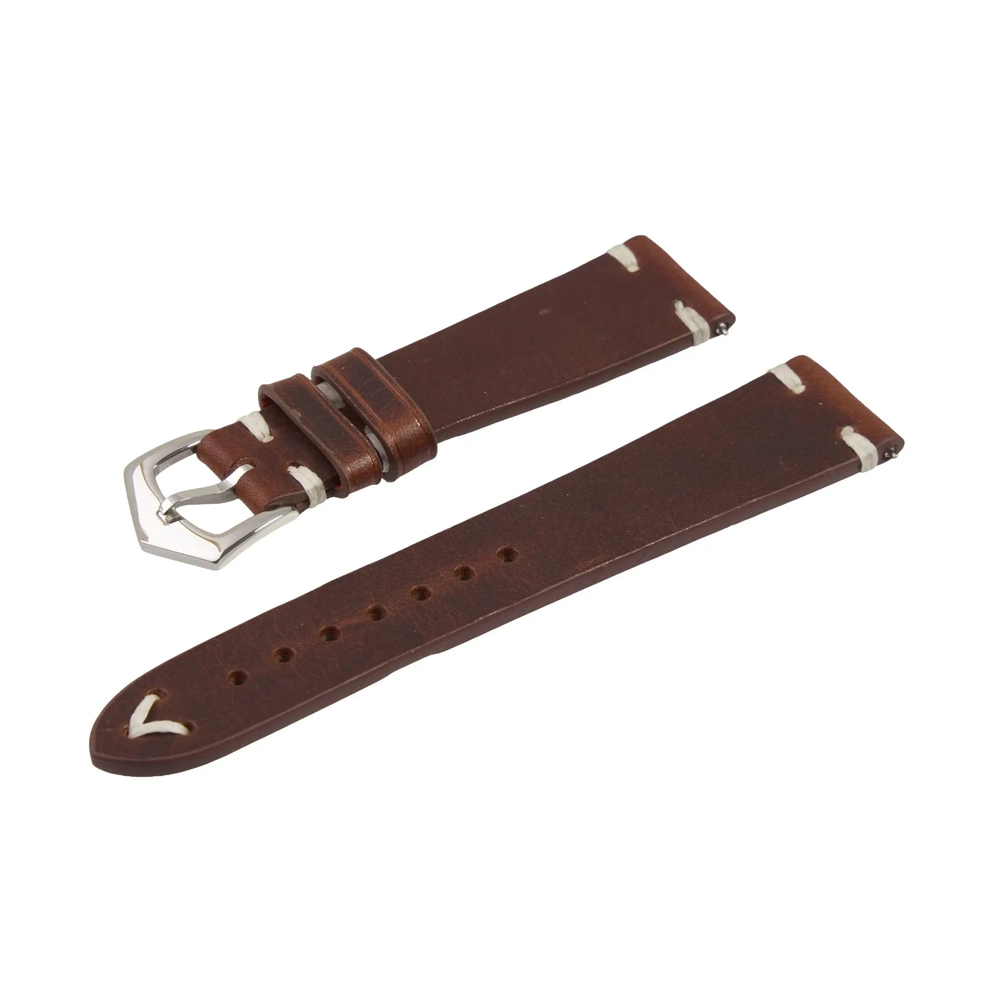 Tuscan Vintage  Brown Premium Leather Watch Strap