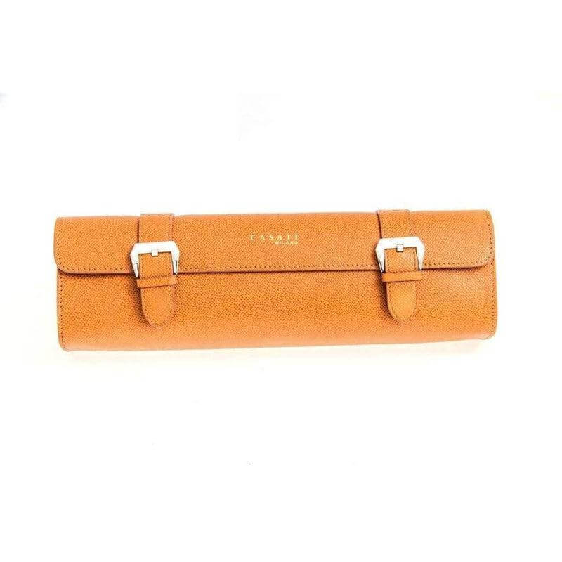 Casati Milano Brown Epsom Leather Pochette