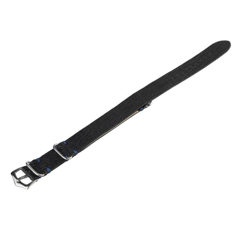 Milano Straps - Black Barenia Leather Watch Strap