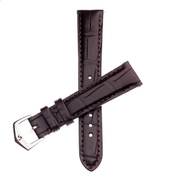 Adjustable Buckle Strap - Tan Leathers w/ Yellow Stitching - 19mm