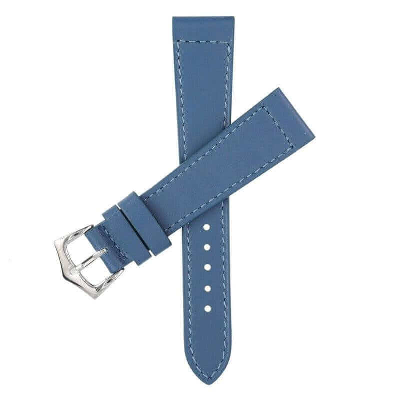 Denim Calfskin Leather Watch Strap | Milano Straps