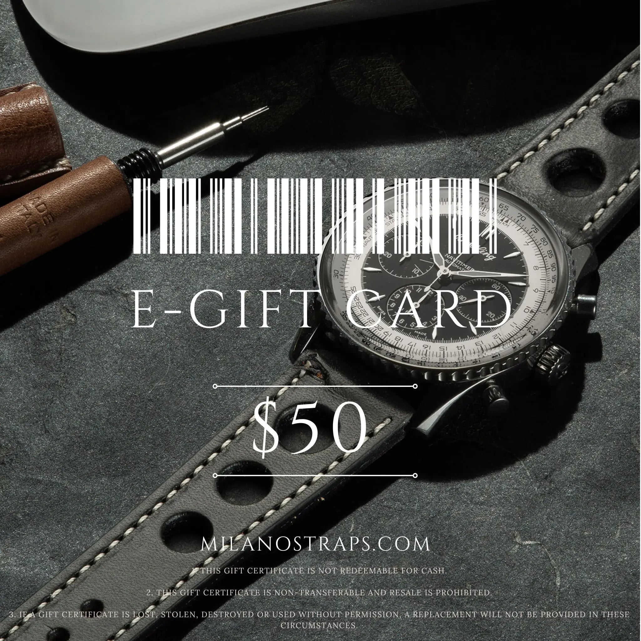 Milano Straps - E-Gift Card