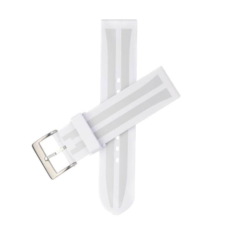 Milano Straps Lab Eco-Flex Watch Band for Any Smartwatch- White