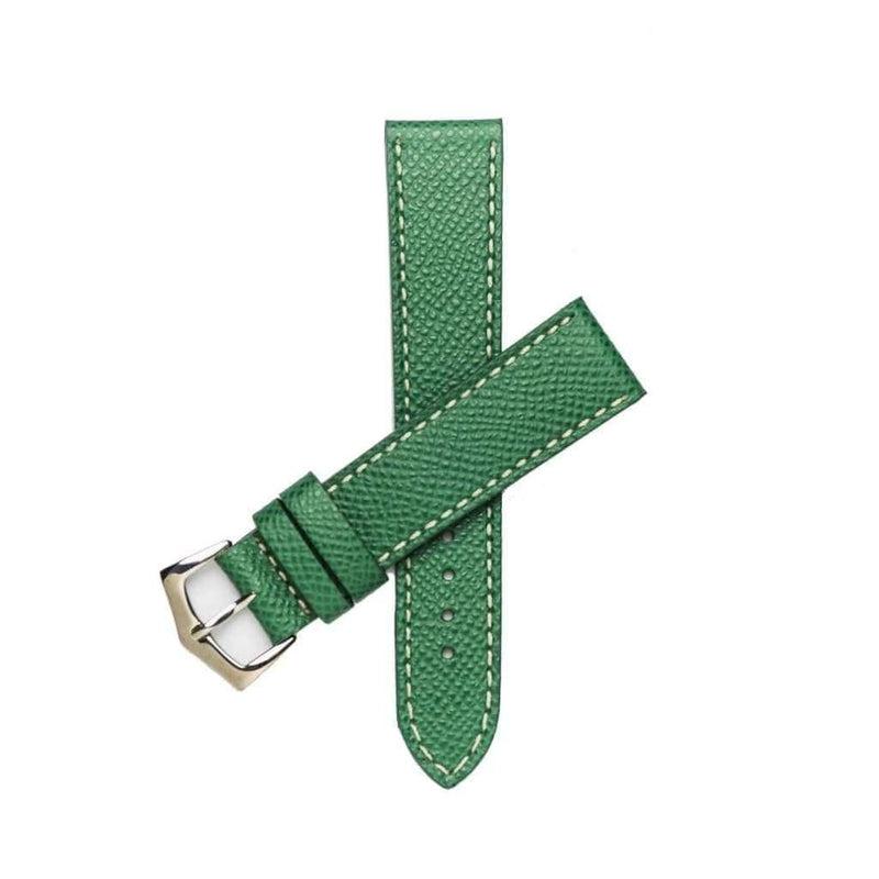 Green Epsom Leather Watch Strap - Leather strap- Milano Straps