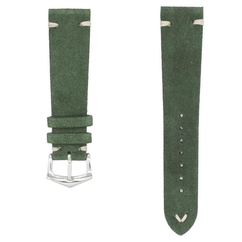 21mm suede best sale watch strap