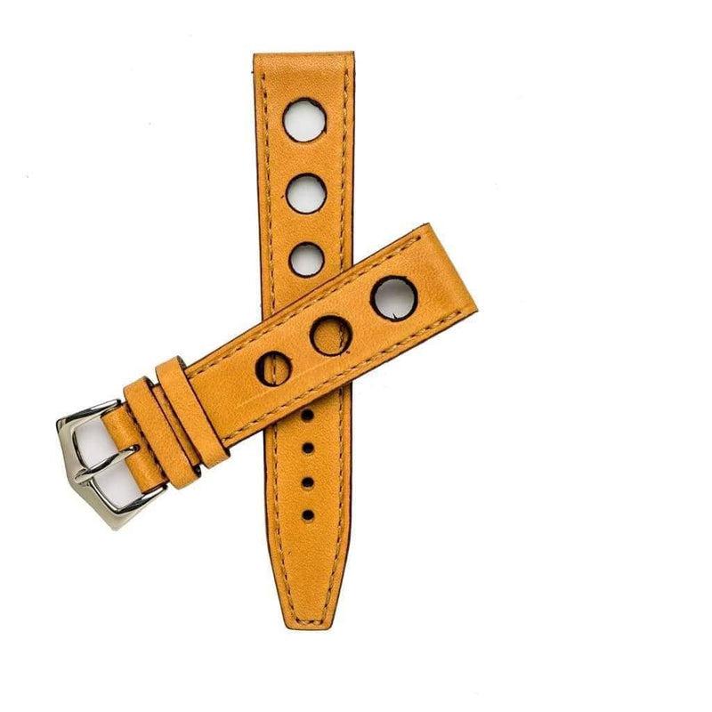 Natural "Rally" Leather Watch Strap - Leather strap- Milano Straps