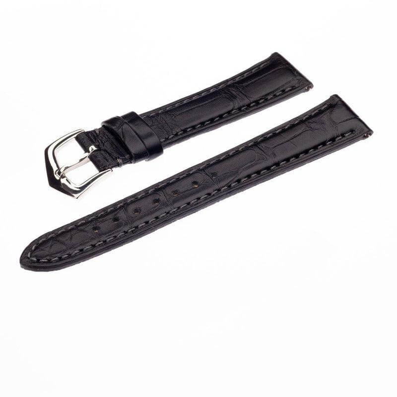 Premium Millennium Black Alligator Apple Watch Strap