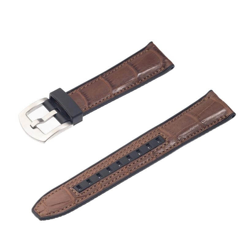 Dark Brown Leather Strap - Adjustable (20mm)