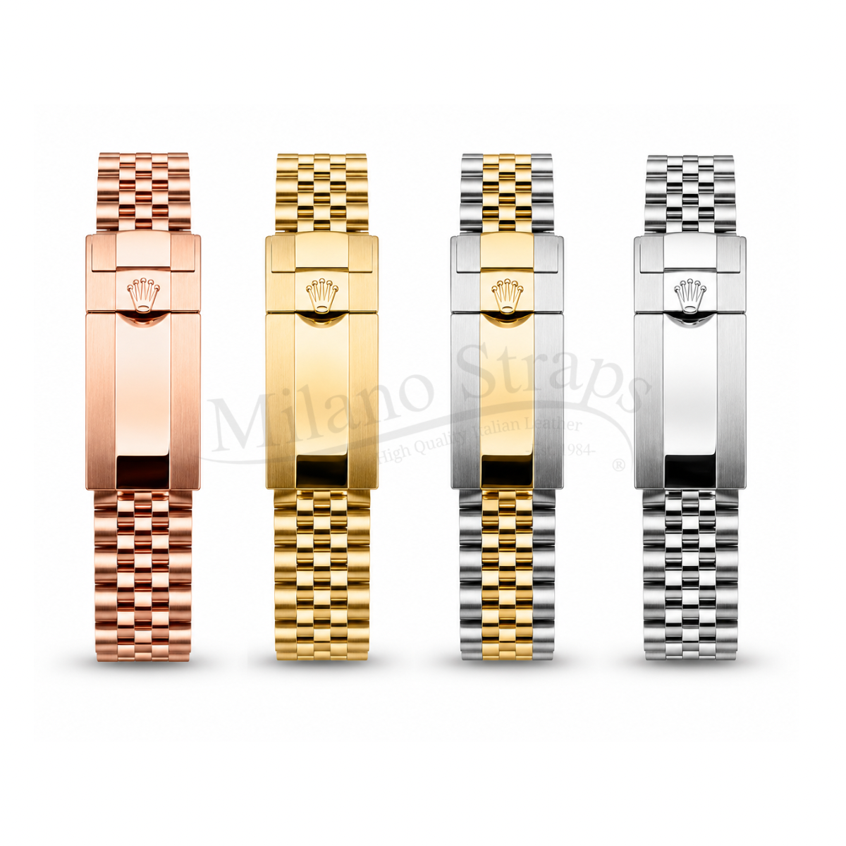 Modern Rolex Buckle Clasp Spring Bar For Jubilee and Oyster Band Bracelets - Pair