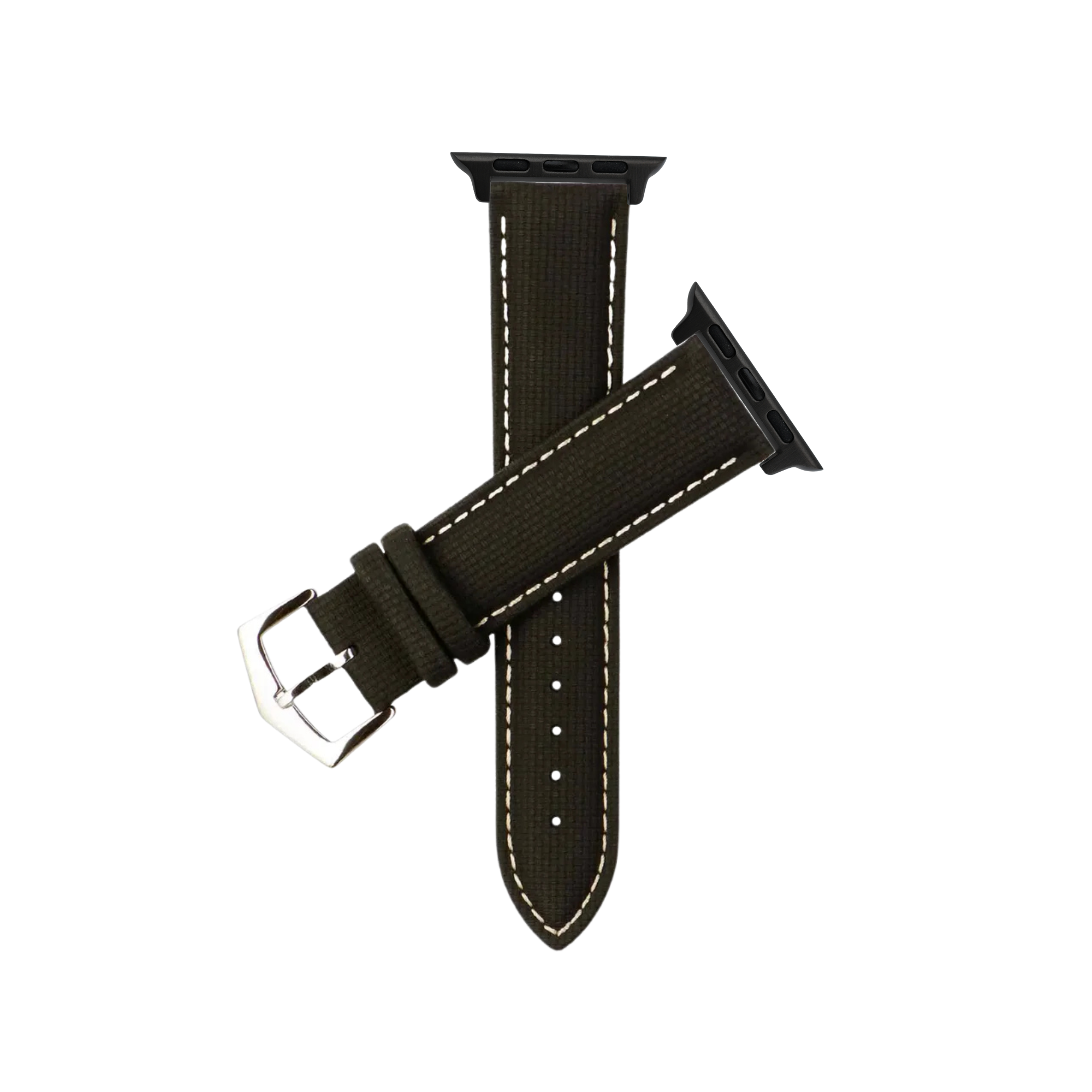 Apple Watch Band Dual Layer KFM Black Leather