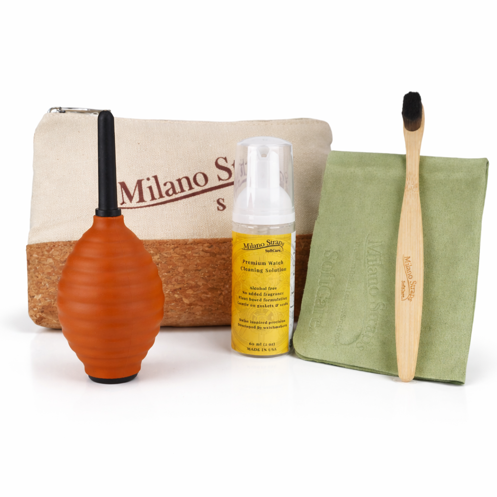 Wristwatches cleaning kit for all swiss brands, for gold, steel and all materials 