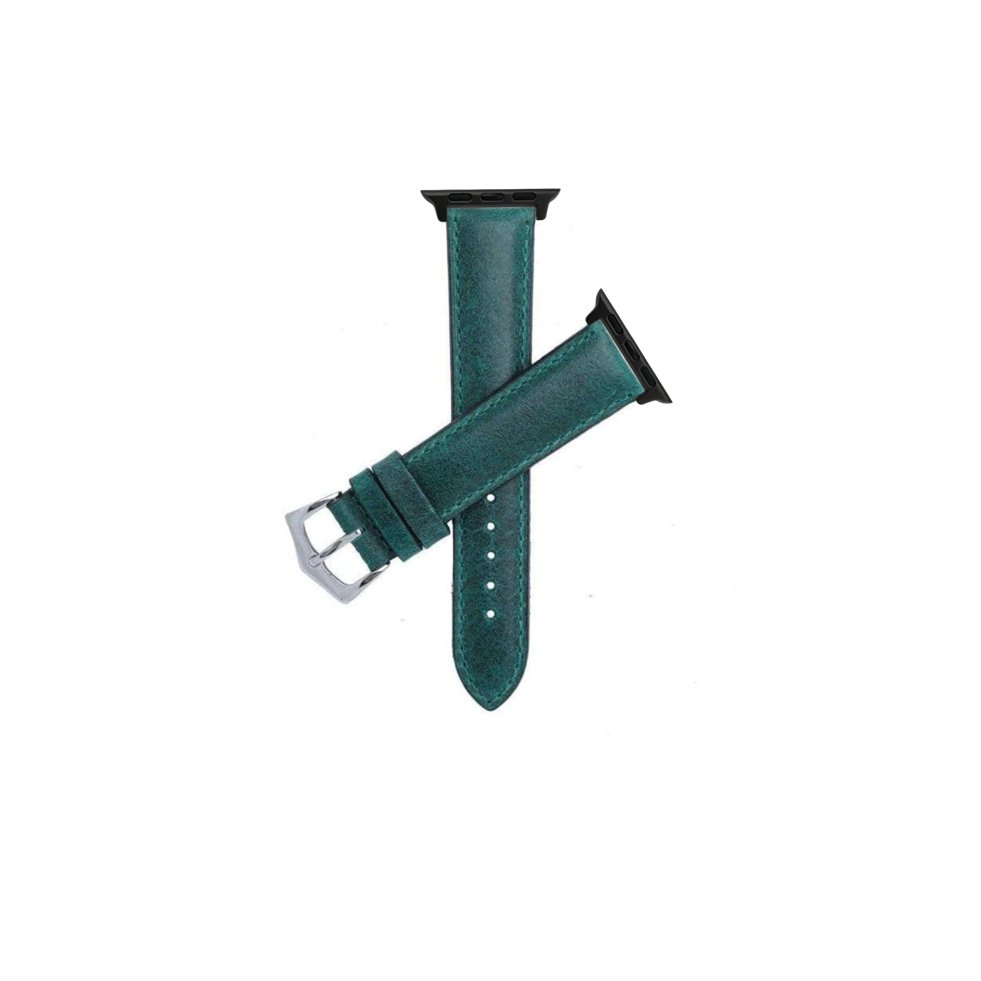 Apple Watch Band Dark Green Calfskin Leather