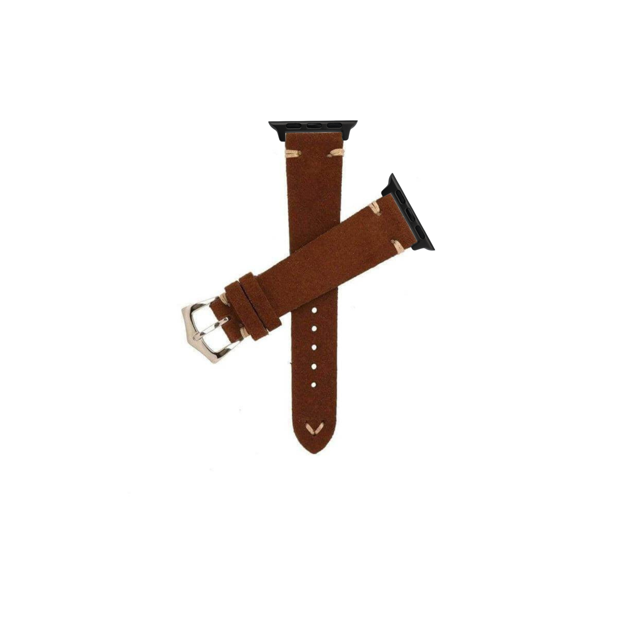 Apple Watch Leather Strap Vintage Brown Suede