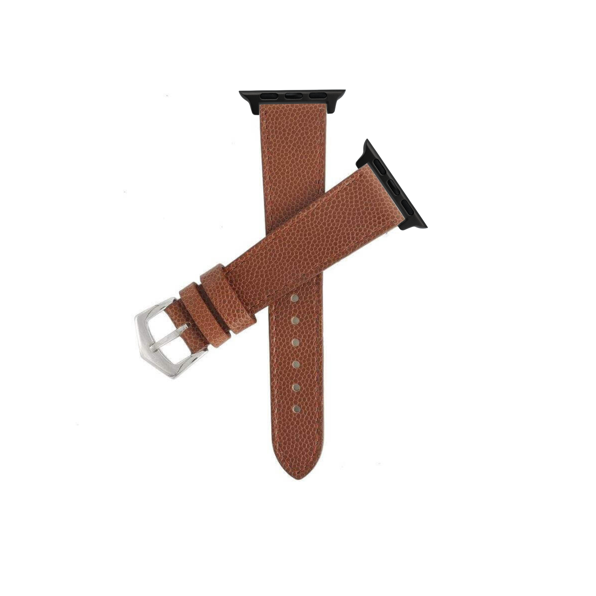 Apple Watch Leather Band Cognac Hammered Calfskin