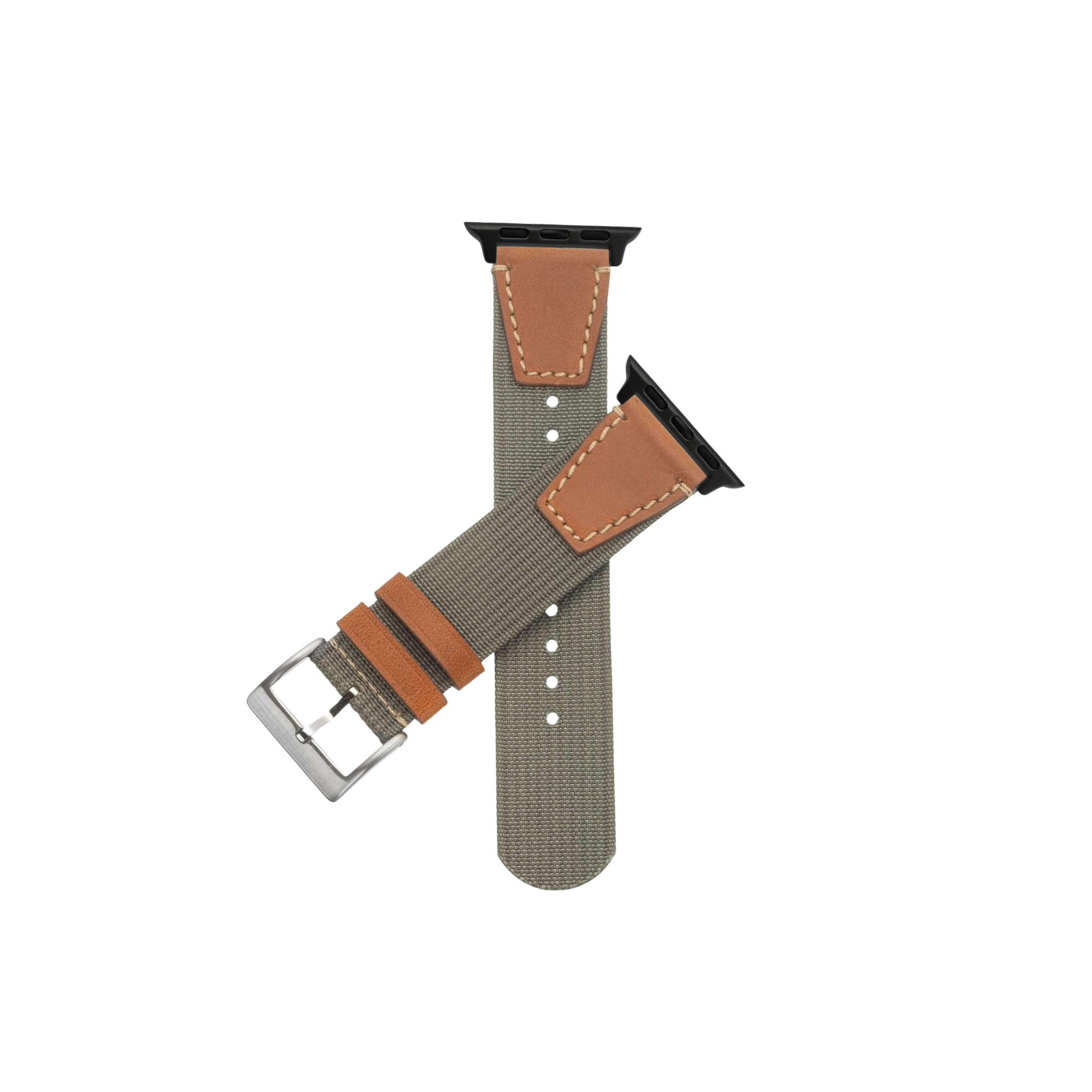 Apple watch leather band brown