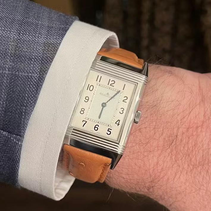 Cognac Ostrich Watch Band