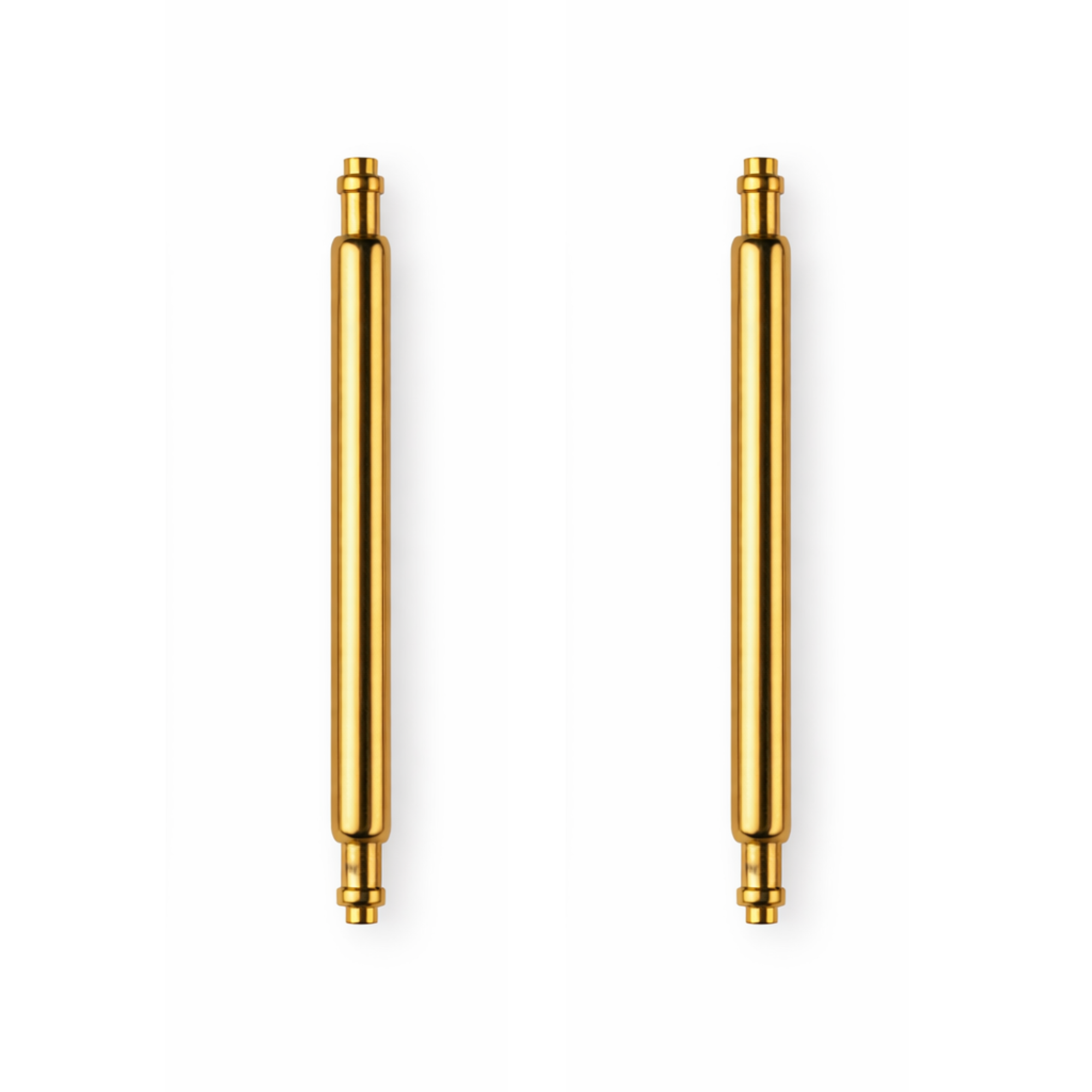 Rolex Yellow Gold Buckle Clasp Spring Bar 16mm For Oyster Bracelets - One Pair