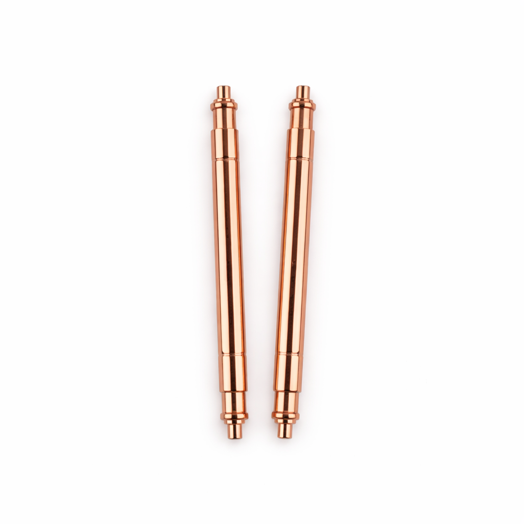 Rolex Rose Gold Spring Bar 20mmx1.8mm Premium Swiss Standard  - One Pair