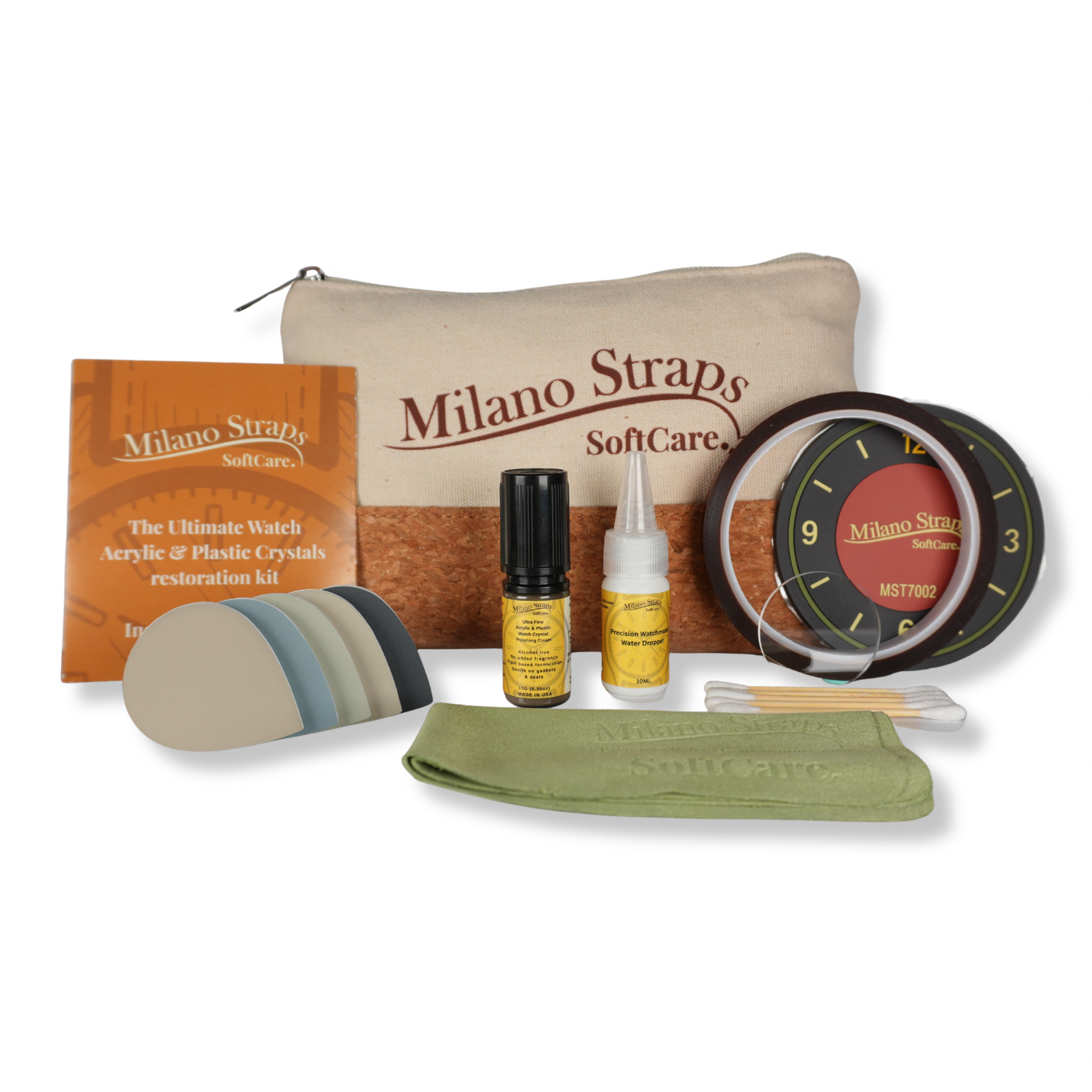 The Ultimate Watch Acrylic and Plastic Crystal Restoring Kit by Milano Straps