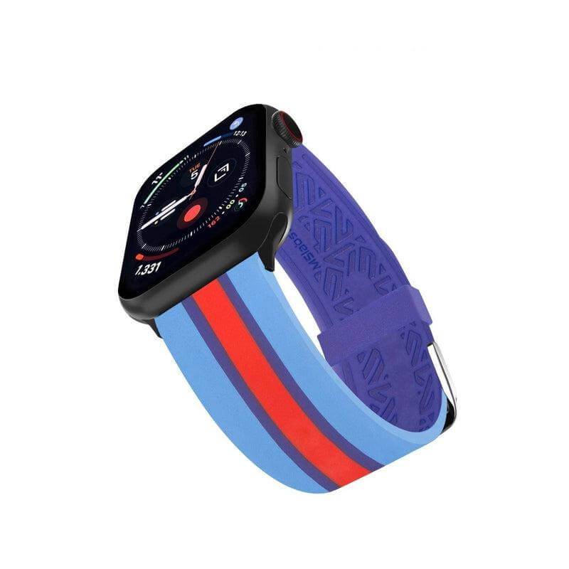 Eco-Flex Watch Band for Any Smartwatch- Blue color - Bio Rubber Strap- Milano Straps
