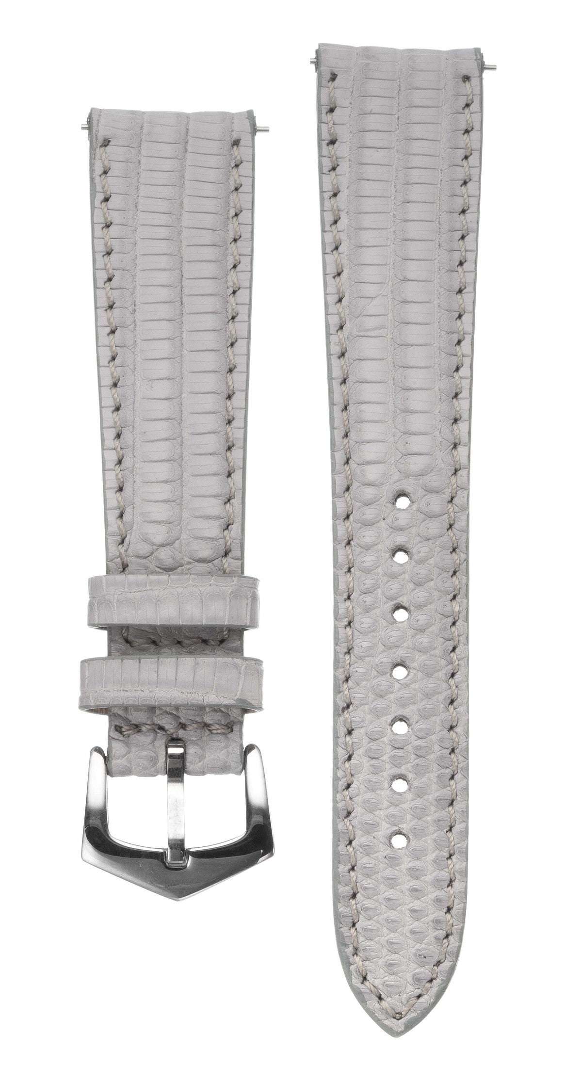 Grey Lizard Apple Watch Leather Band  | Watch Bands - Apple Watch Lizard Bands- Milano Straps