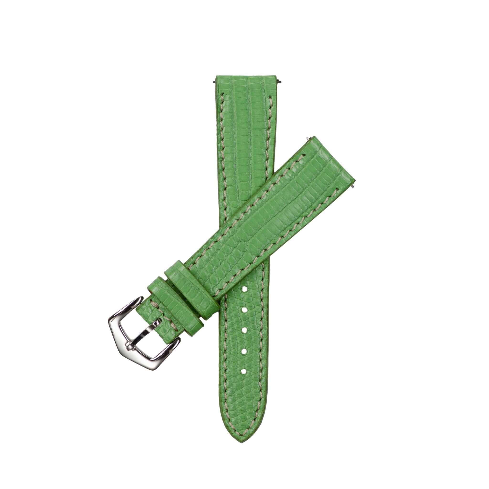 Lime Lizard Watch Strap - Leather strap- Milano Straps